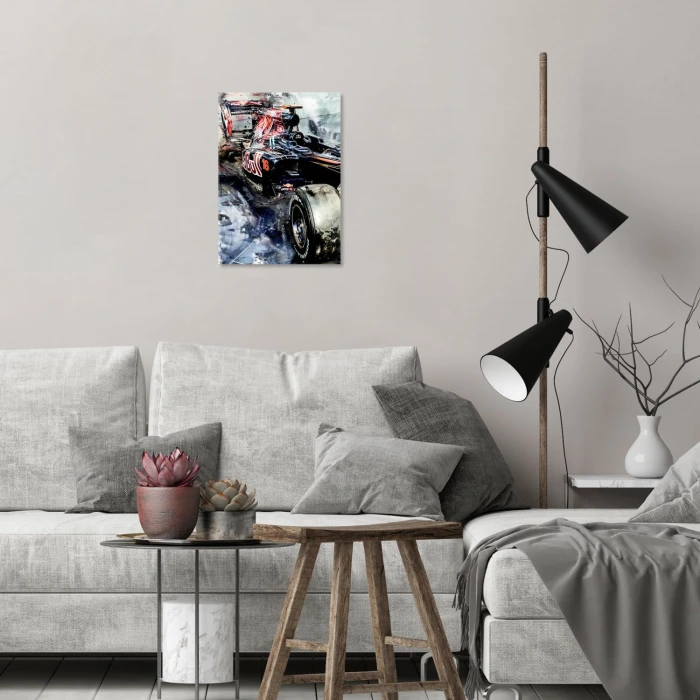 Plakat metalowy Formuła 1 Bolid