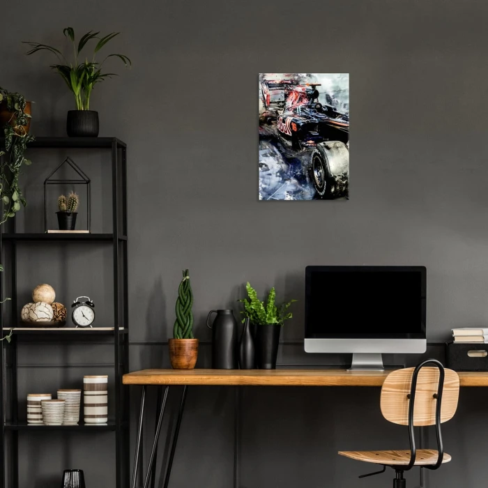 Plakat metalowy Formuła 1 Bolid