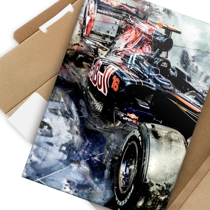 Plakat metalowy Formuła 1 Bolid