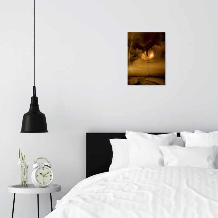 Plakat metalowy Groźne niebo