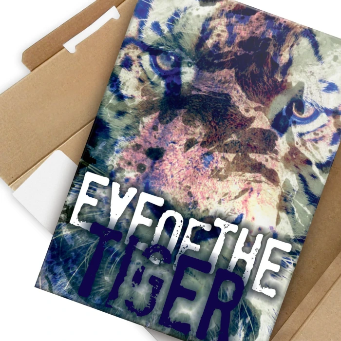 Plakat metalowy Eye of the tiger