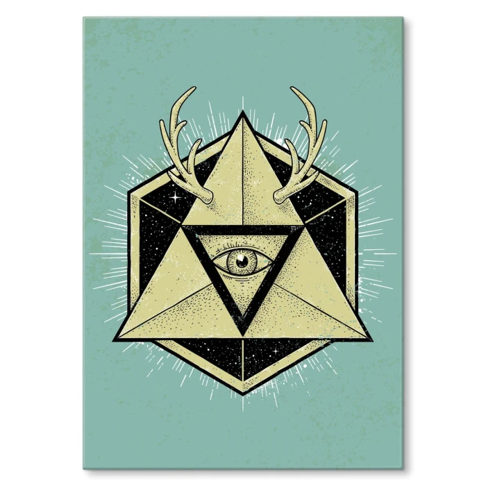 Plakat metalowy Oko