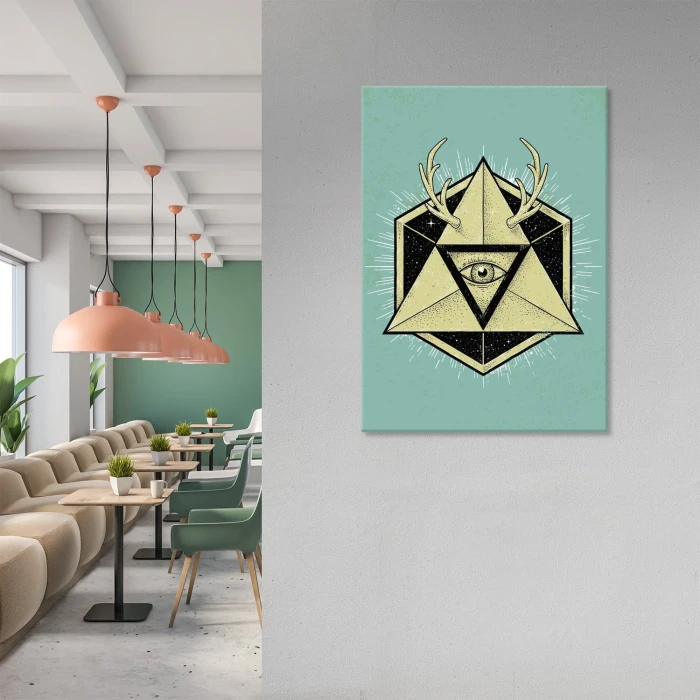 Plakat metalowy Oko