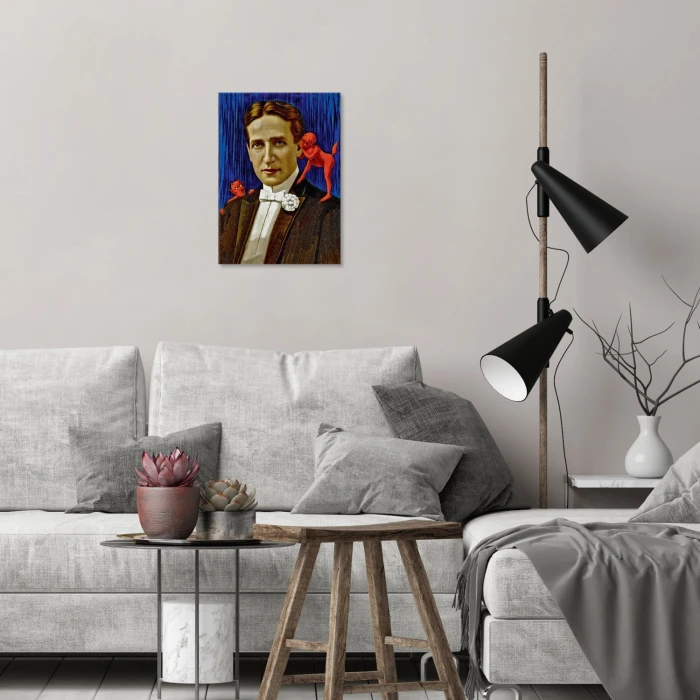 Plakat metalowy Podszepty diabła