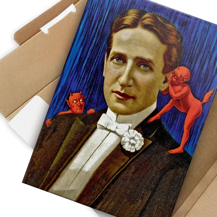 Plakat metalowy Podszepty diabła