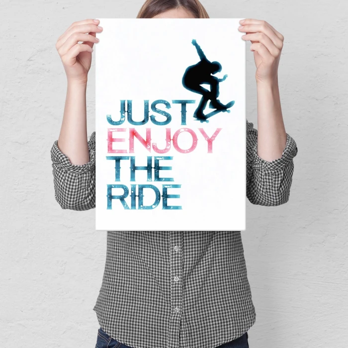 Plakat metalowy Deskorolka Radość jazdy