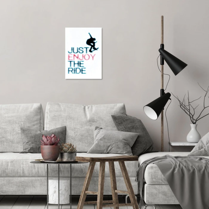 Plakat metalowy Deskorolka Radość jazdy