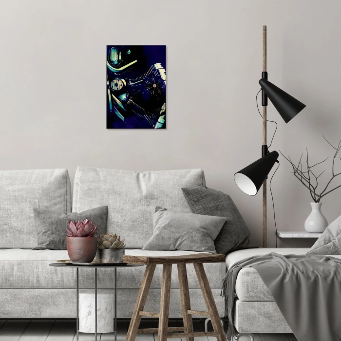 Plakat metalowy Silnik