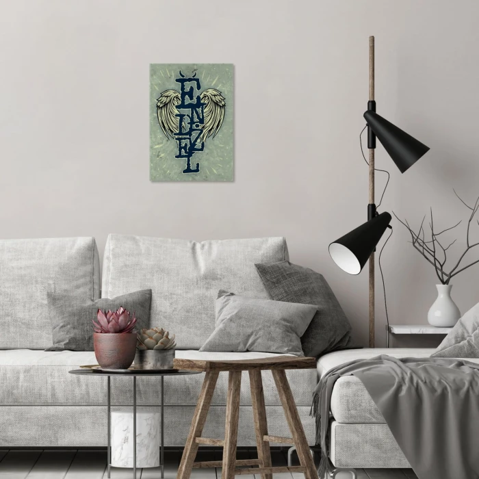 Plakat metalowy Endżel Angel