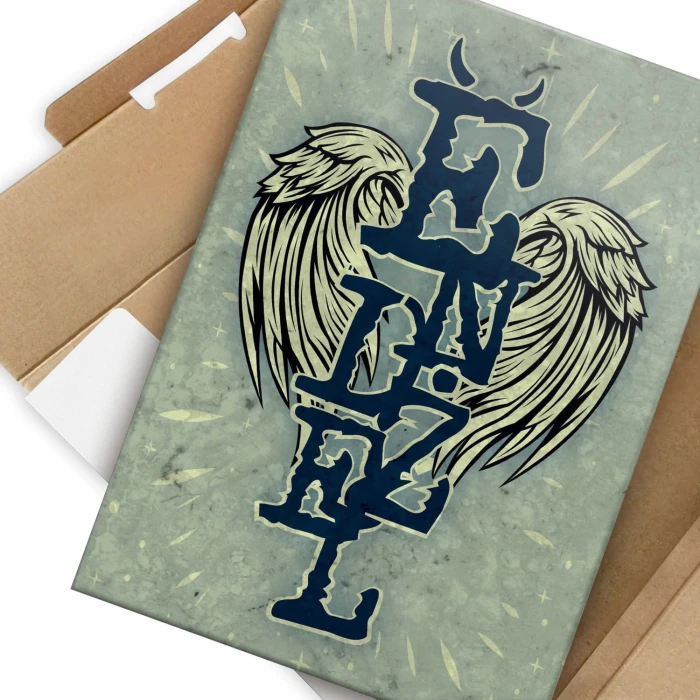 Plakat metalowy Endżel Angel