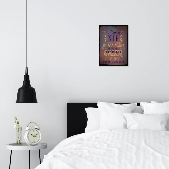Plakat metalowy specjalna okazja