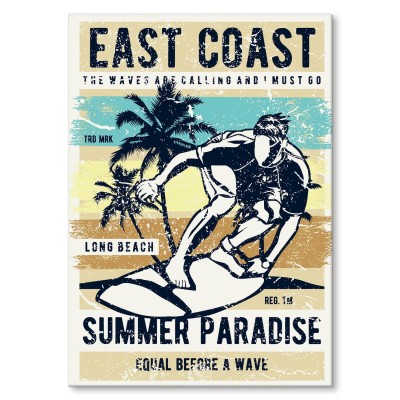 Plakat metalowy Summer paradise
