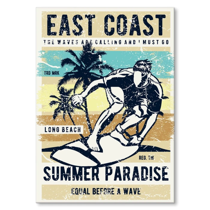 Plakat metalowy Summer paradise