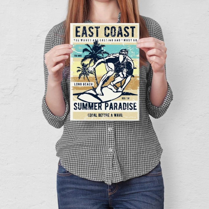 Plakat metalowy Summer paradise
