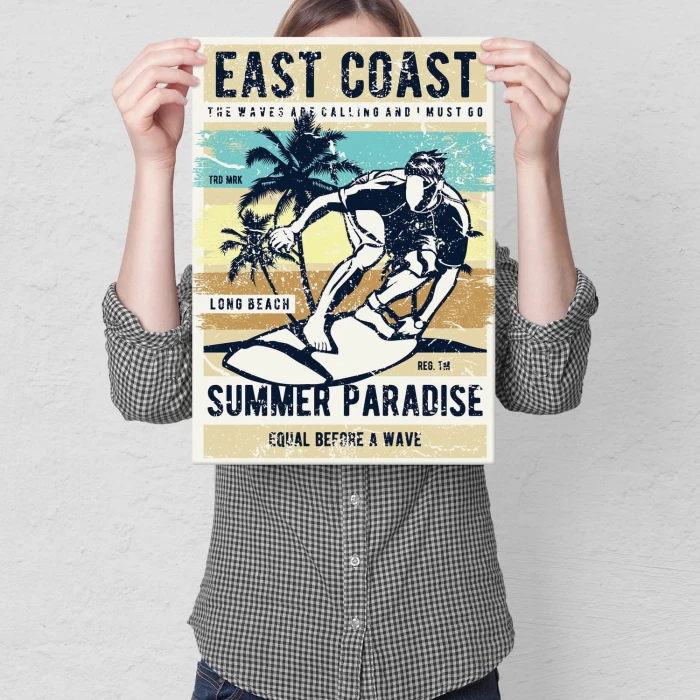 Plakat metalowy Summer paradise