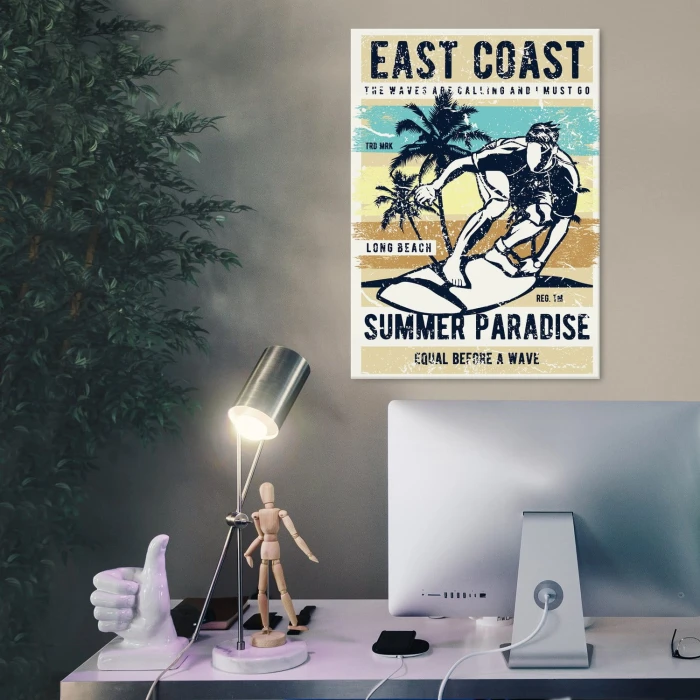 Plakat metalowy Summer paradise