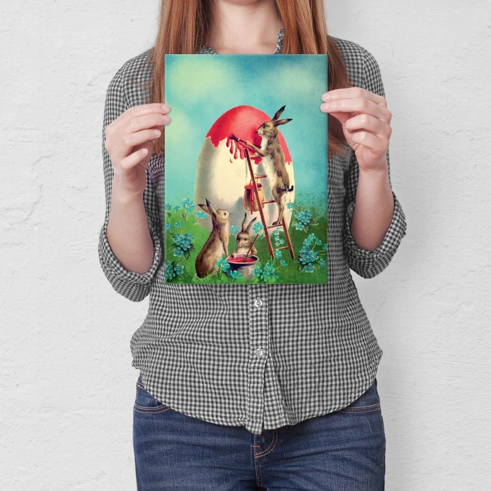 Plakat metalowy Wielkanoc