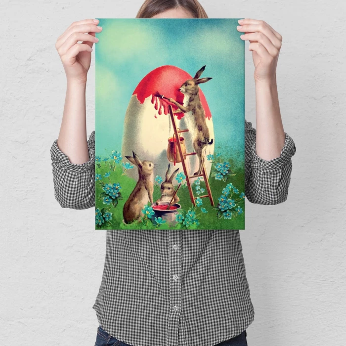 Plakat metalowy Wielkanoc