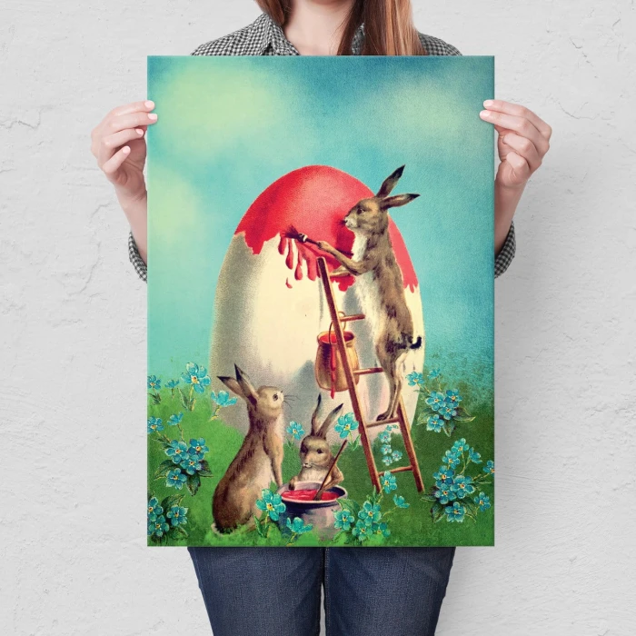 Plakat metalowy Wielkanoc