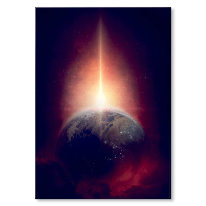 Plakat metalowy Ziemia