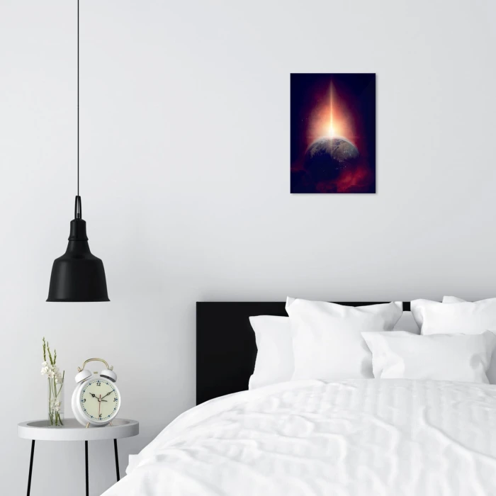 Plakat metalowy Ziemia