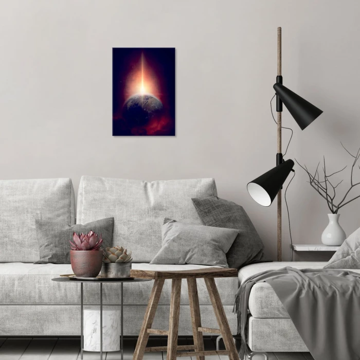 Plakat metalowy Ziemia