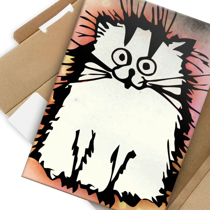 Plakat metalowy Kotek