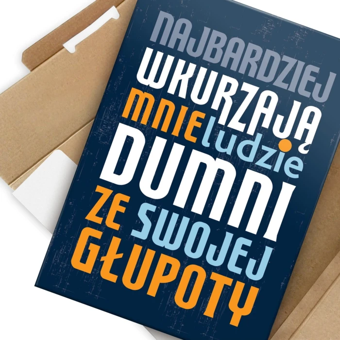 Plakat metalowy Wkurzają mnie