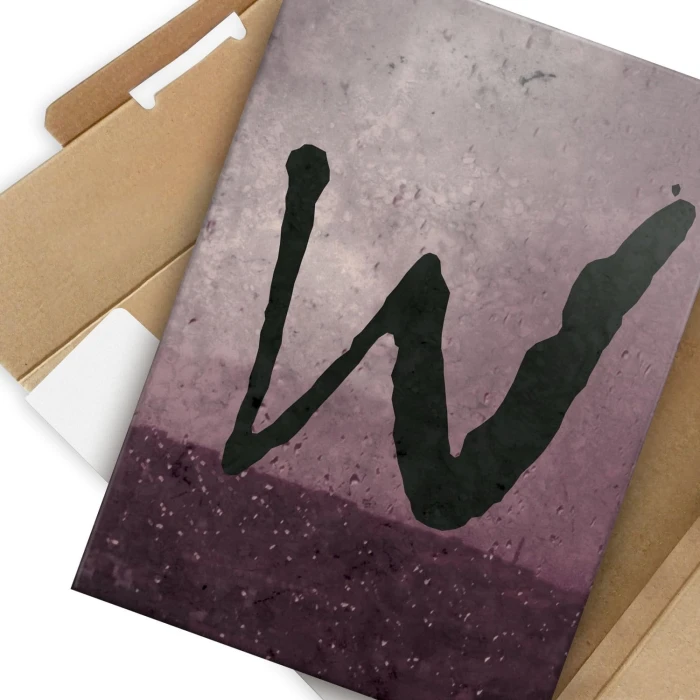 Plakat metalowy Litera W