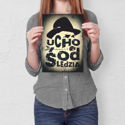 Plakat metalowy Ucho od śledzia