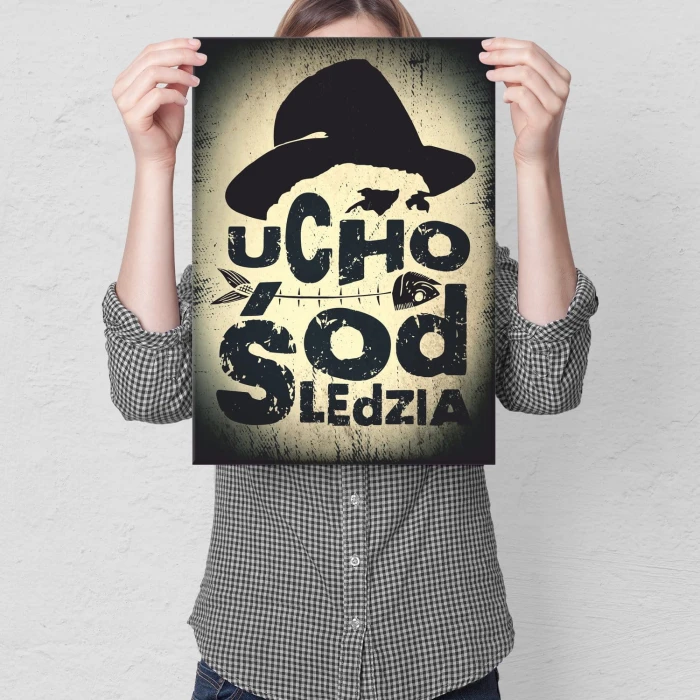 Plakat metalowy Ucho od śledzia