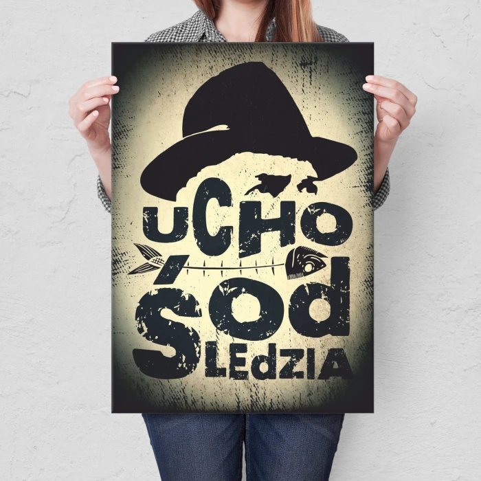 Plakat metalowy Ucho od śledzia