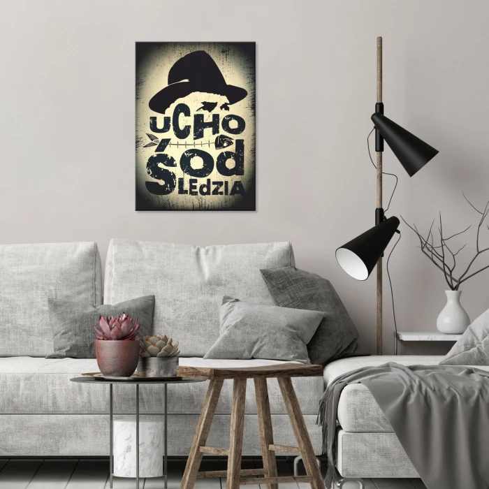 Plakat metalowy Ucho od śledzia