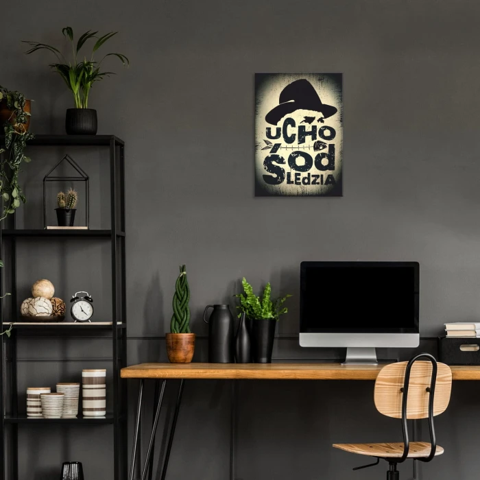 Plakat metalowy Ucho od śledzia