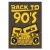 Plakat metalowy Back to 90s