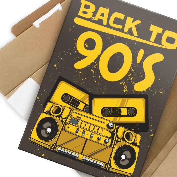 Plakat metalowy Back to 90s