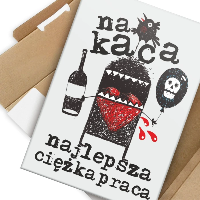 Plakat metalowy Na kaca najlepsza praca