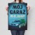 Plakat metalowy Mój garaż Passat