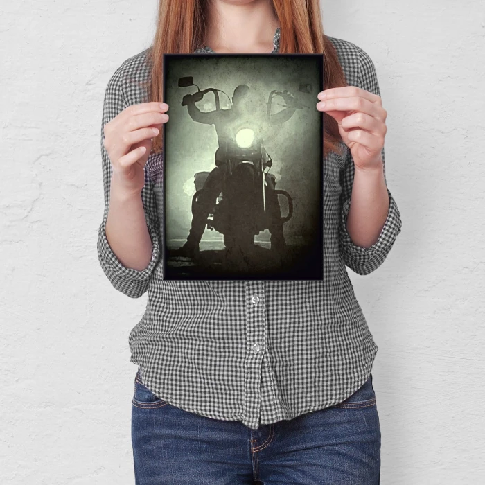 Plakat metalowy Motoman