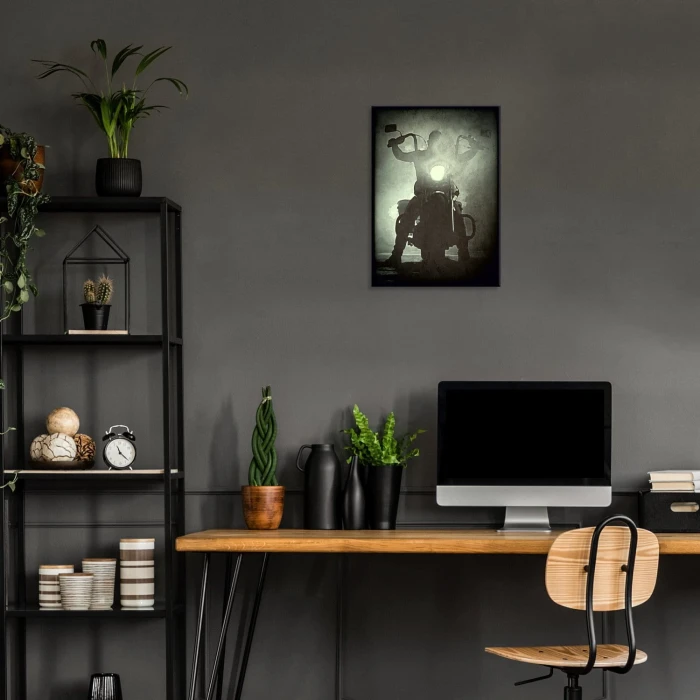 Plakat metalowy Motoman