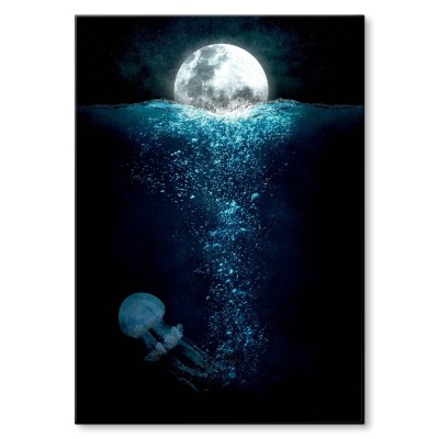 Plakat metalowy Życie w oceanie Prezent