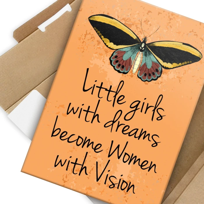 Plakat metalowy Little girls Prezent