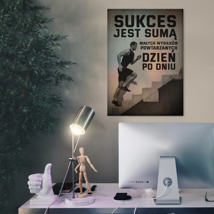 Plakat metalowy Sukces