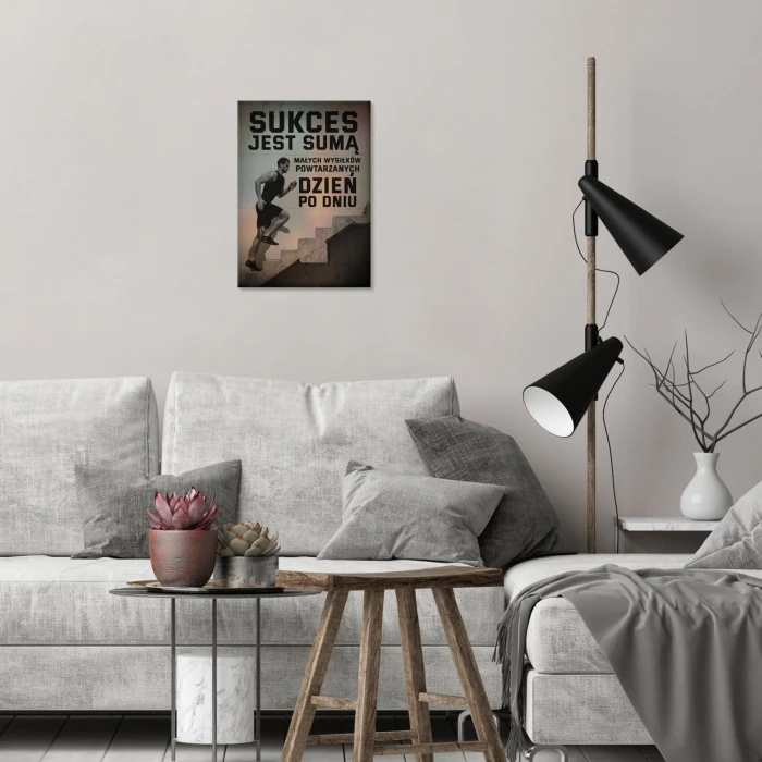 Plakat metalowy Sukces