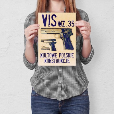 Plakat metalowy VIS