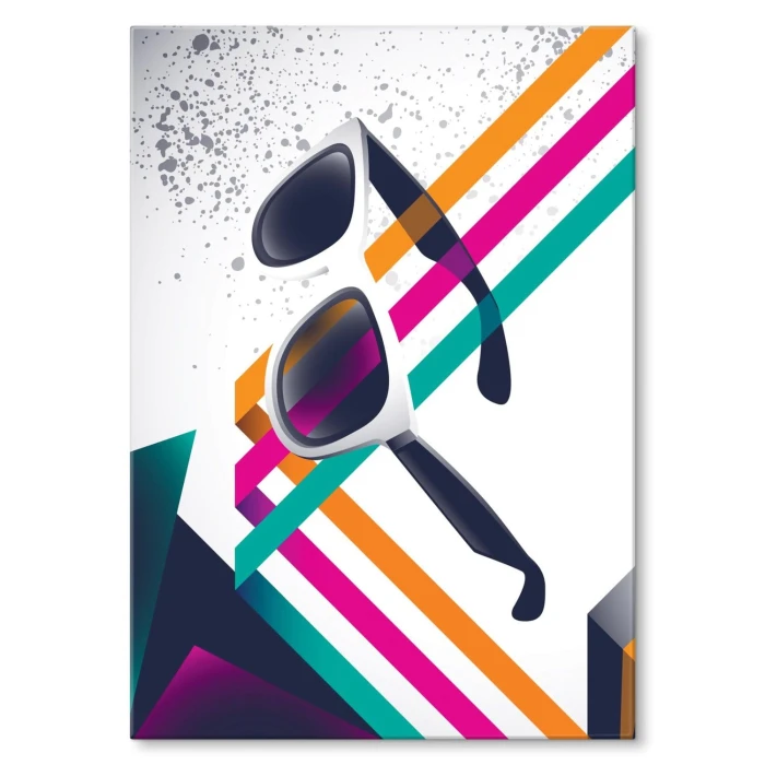 Plakat metalowy Vintage sunglasses