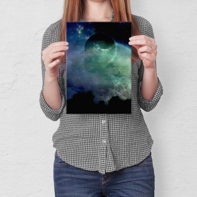 Plakat metalowy Magic moon Prezent