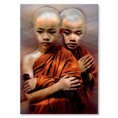 Plakat metalowy Mały Budda Prezent