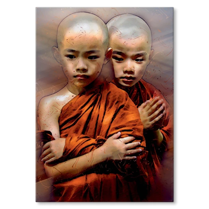 Plakat metalowy Mały Budda Prezent