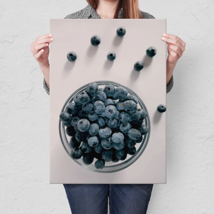 Plakat metalowy Jagody Prezent